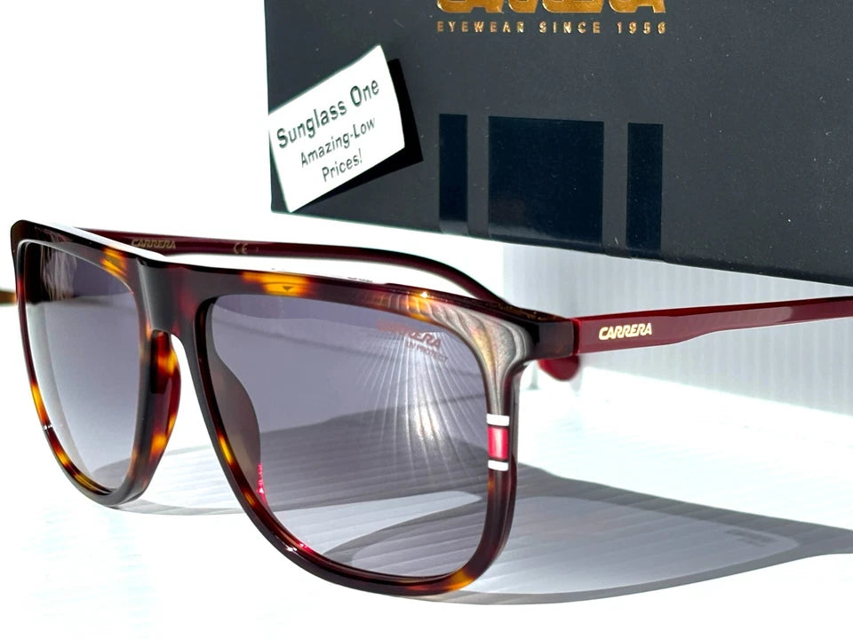 CARRERA Red Gold Tortoise Frame Gradient Grey Lens Sunglass 218/S AU29O