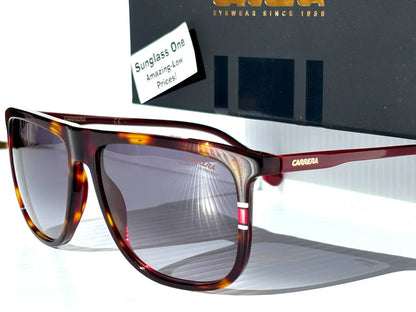 CARRERA Red Gold Tortoise Frame Gradient Grey Lens Sunglass 218/S AU29O