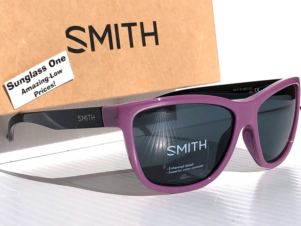 Smith Optics ECLIPSE Mauve Violet Black ChromaPop Black Lens Sunglass HK8