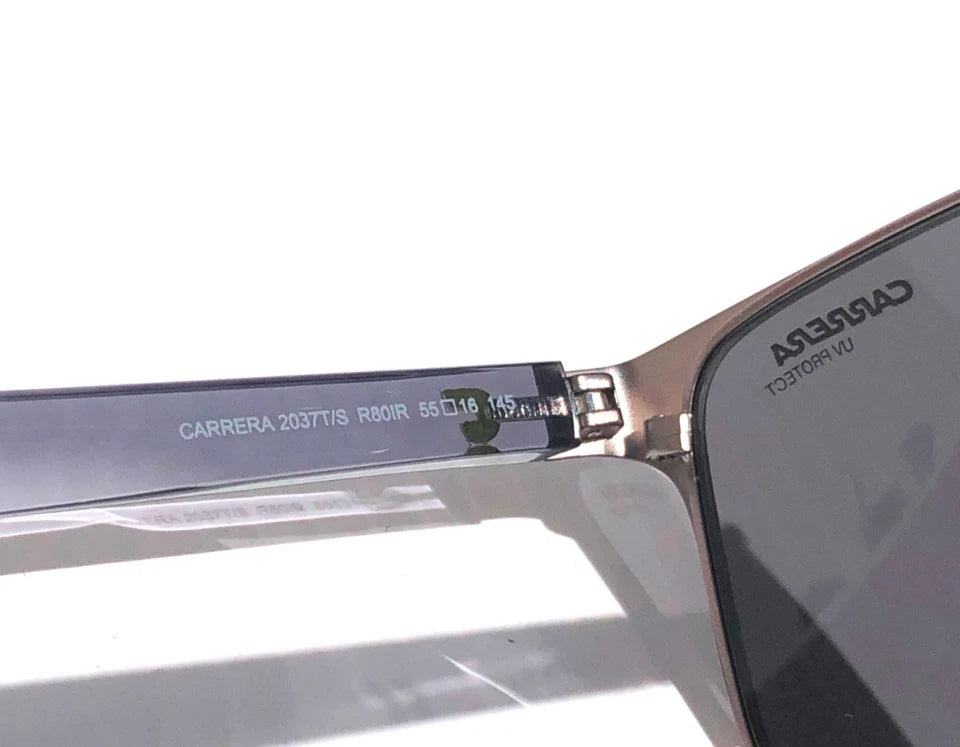 CARRERA Matte Dark Ruth Metal Frame Dark Grey Lens Sunglass 2037T/S R80IR
