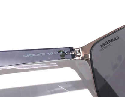 CARRERA Matte Dark Ruth Metal Frame Dark Grey Lens Sunglass 2037T/S R80IR