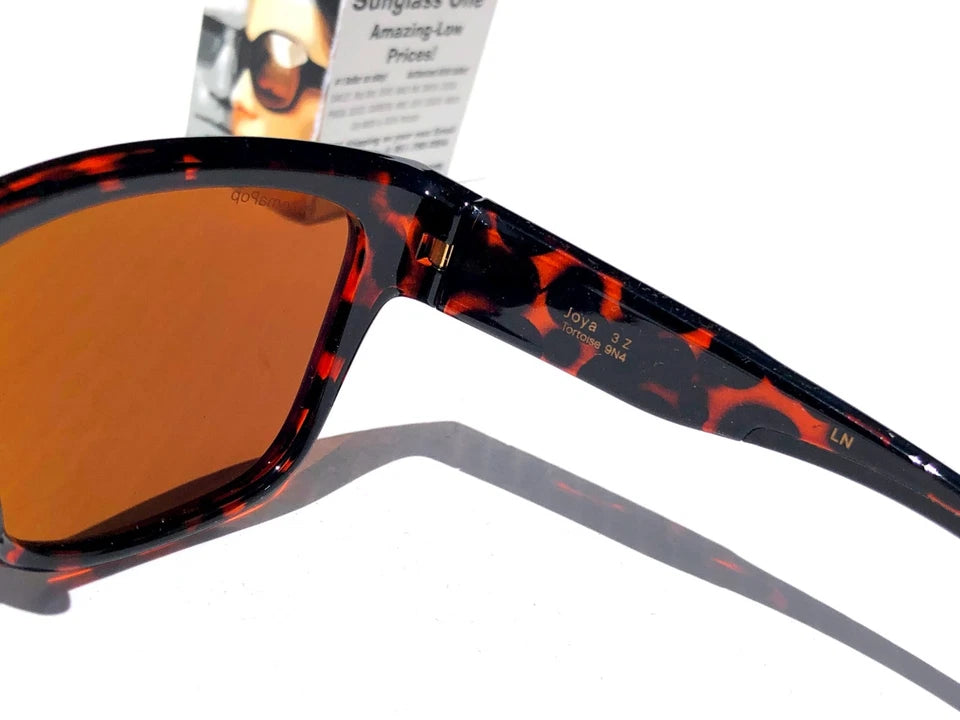 Smith Optics JOYA Tortoise ChromaPop POLARIZED Green Mirror Lens Sunglass
