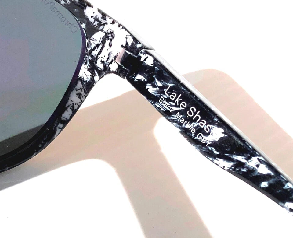Smith Optics LAKE SHASTA Black Marble POLARIZED ChromaPop Violet Lens Sunglass