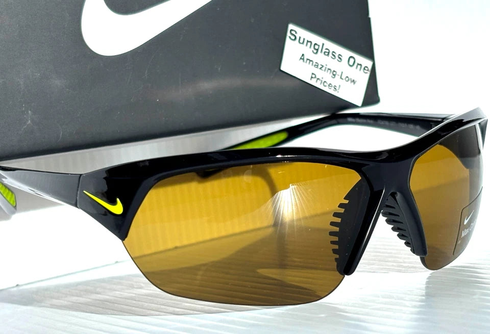 NIKE SKYLON ACE Black MAX Optics Bronze Outdoor Tint Lens Sunglass FQ4766 077