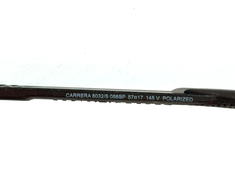 CARRERA Tortoise Carbon Fiber POLARIZED Brown Lens Sunglass 8032/S 086SP