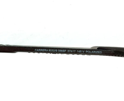 CARRERA Tortoise Carbon Fiber POLARIZED Brown Lens Sunglass 8032/S 086SP