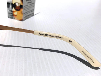 Smith Optics AVELINE White Gold ChromaPop POLARIZED Brown Lens Sunglass
