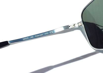 Smith Optics OUTCOME Matte Silver Carbonic POLARIZED Platinum Mirror Lens Sunglass