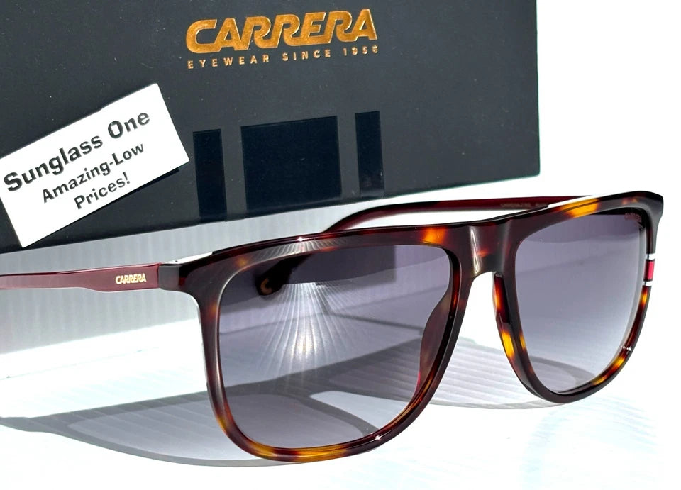 CARRERA Red Gold Tortoise Frame Gradient Grey Lens Sunglass 218/S AU29O