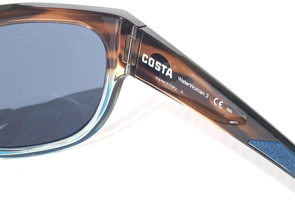 Costa Del Mar WATERWOMEN 2 Wahoo POLARIZED Grey 580P Lens Sunglass WTR 251