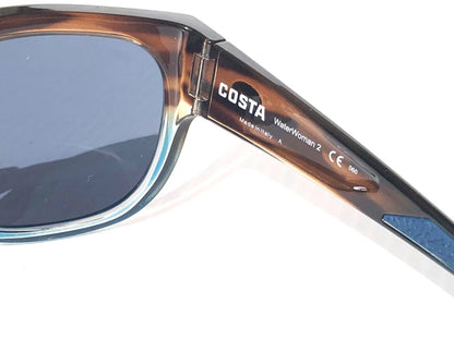 Costa Del Mar WATERWOMEN 2 Wahoo POLARIZED Grey 580P Lens Sunglass WTR 251