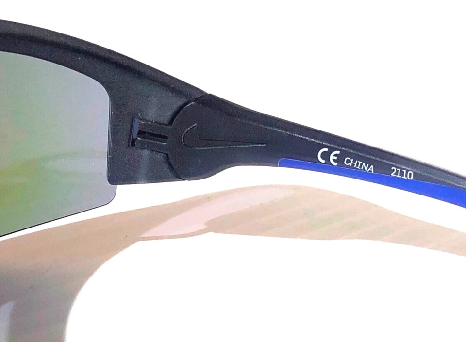 Nike SKYLON ACE 22 Obsidian GRAY Frame Violet Mirror Lens Sunglass DV2151 451