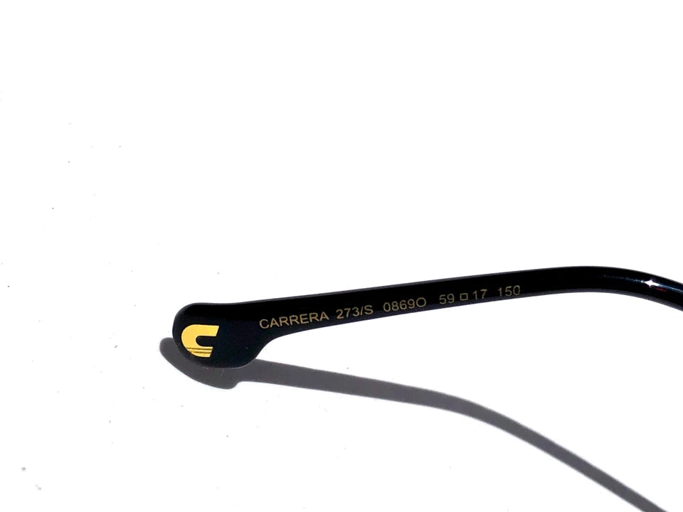 CARRERA Gold & Tortoise Frame Black Gradient Lens Sunglass 273 08690