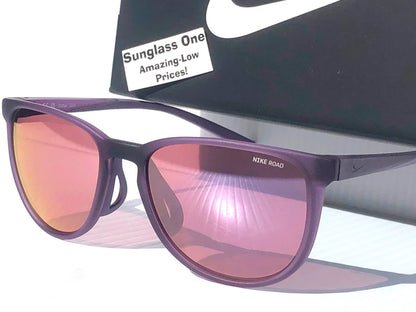 Nike COOL DOWN Amethyst Ash Frame Violet Road Tint Lens Sunglass DV2288 554