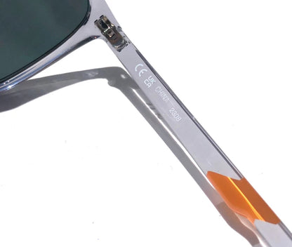 NIKE STATE Wolf Grey Clear UV PROTECTIVE Orange Mirror Lens Sunglass DV2291 012