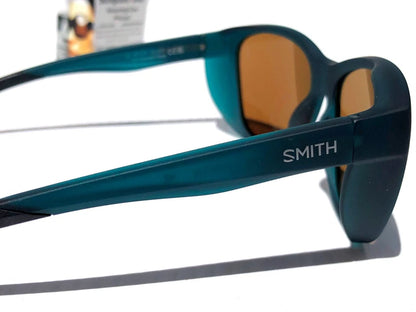 Smith Optics SHOAL Matte Pacific Crystal POLARIZED Opal mirror GLASS Lens Sunglass