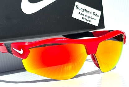Nike SHOW X3 University Red Frame Red Mirror Road Tint Lens Sunglass DN9252 657