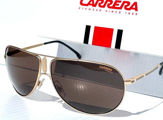 CARRERA GIPSY Shiny Gold Frame Bronze Lens Sunglass GIPSY65 AOZ70