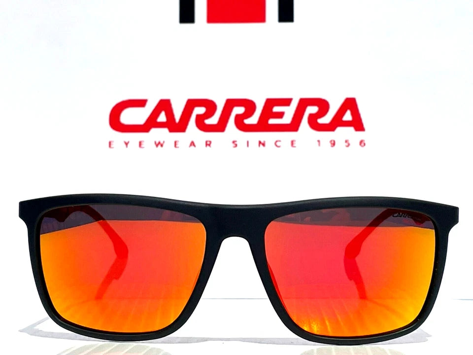 CARRERA Matte Black Red SPORT Ruby Lens Sunglass 8032/S 0003