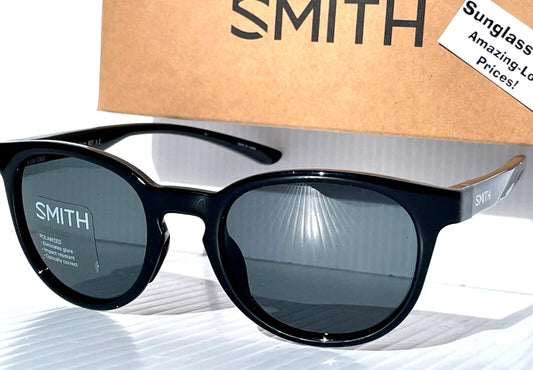 Smith Optics EASTBANK Black POLARIZED Carbonic Gray Lens Sunglass
