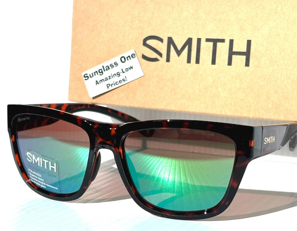 Smith Optics JOYA Tortoise ChromaPop POLARIZED Green Mirror Lens Sunglass