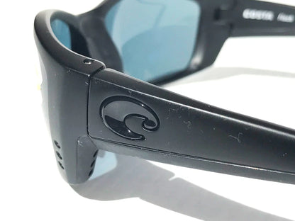 Costa Del Mar Fisch BLACKOUT POLARIZED Gray Lens 580P Sunglass FS 01 OGP