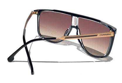CARRERA Black Gold Frame Gradient Brown Lens Sunglass 1056/S 2M2HA