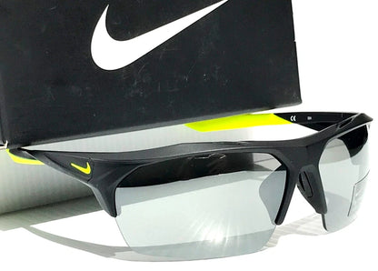 NIKE TERMINUS Matte Black Frame INTERCHANGEABLE Max Optic Silver Lens Sunglass EV1030 070