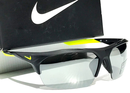 NIKE TERMINUS Matte Black Frame INTERCHANGEABLE Max Optic Silver Lens Sunglass EV1030 070