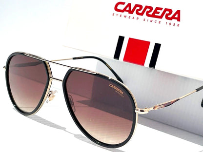 CARRERA Gold Tortoise & Black Frame Gradient Bronze Sunglass 295/S 2M2HA
