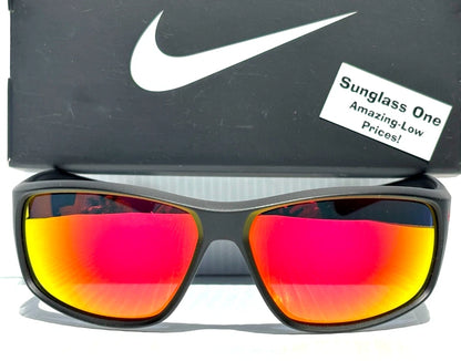 Nike ADRENALINE Matte Black Lens Sunglass EV1134 006