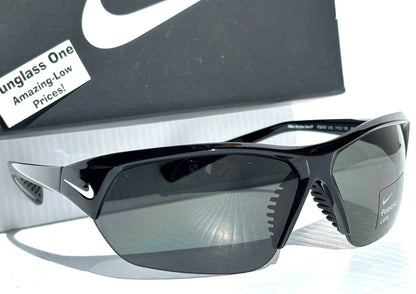 Nike SKYLON ACE P Shiny Black POLARIZED Black Lens Sunglass FQ4767 010