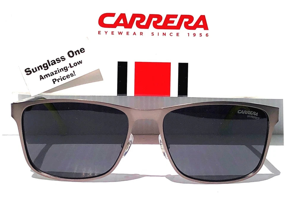 CARRERA Matte Dark Ruth Metal Frame Dark Grey Lens Sunglass 2037T/S R80IR