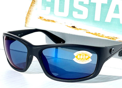 COSTA Del Mar JOSE Blackout POLARIZED Blue Mirror 580P Lens Sunglass JO 01 OBMP