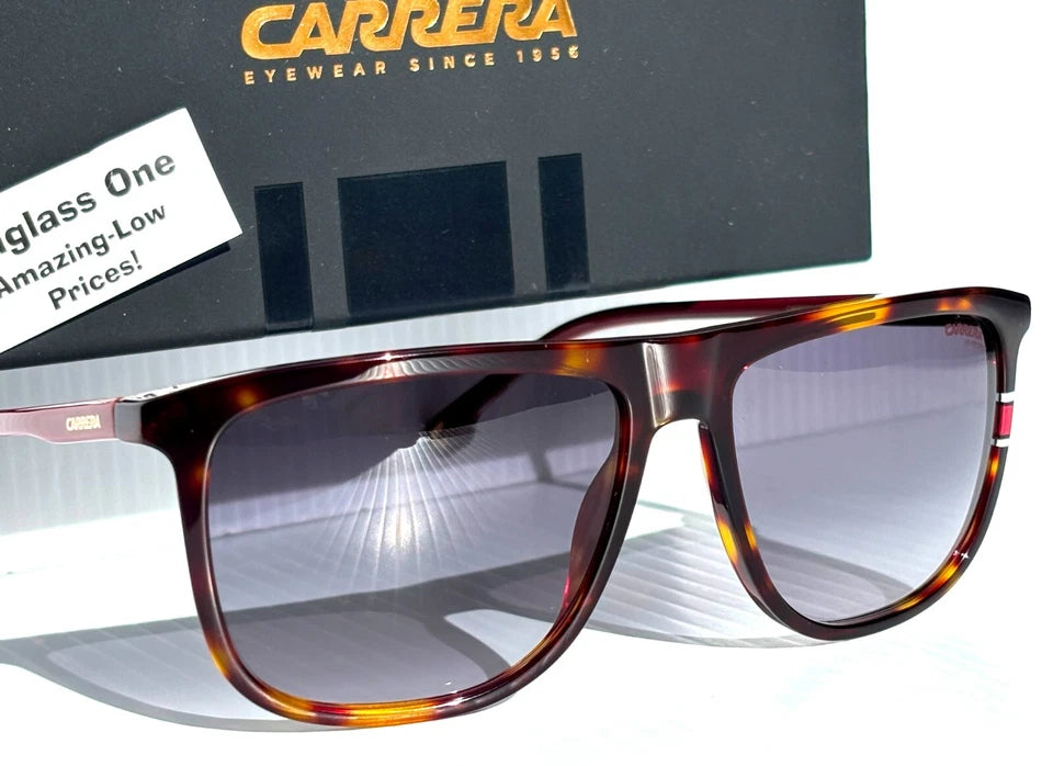 CARRERA Red Gold Tortoise Frame Gradient Grey Lens Sunglass 218/S AU29O