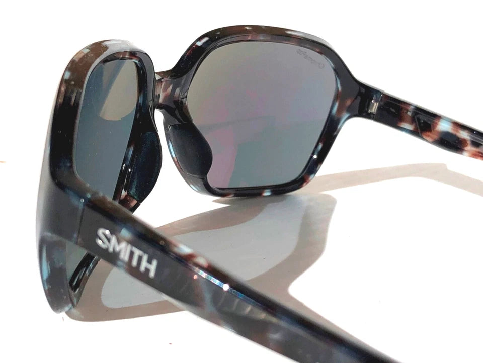 Smith Optics WHITNEY Sky Tortoise ChromaPop POLARIZED Blue Mirror Lens Sunglass