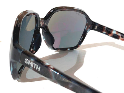 Smith Optics WHITNEY Sky Tortoise ChromaPop POLARIZED Blue Mirror Lens Sunglass