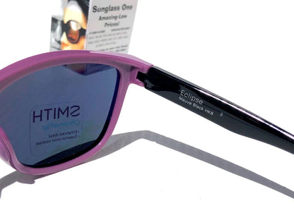 Smith Optics ECLIPSE Mauve Violet Black ChromaPop Black Lens Sunglass HK8