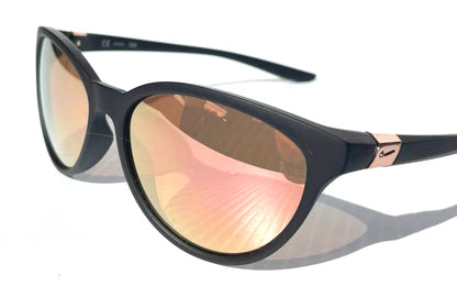 NIKE CITY PERSONA Matte Black Frame Rose Gold Mirror Lens Sunglass DJ0891 010