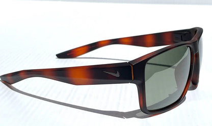 NIKE Essential Venture Mat Tortoise Flash Green Gunmetal Lens Sunglass EV1001 200