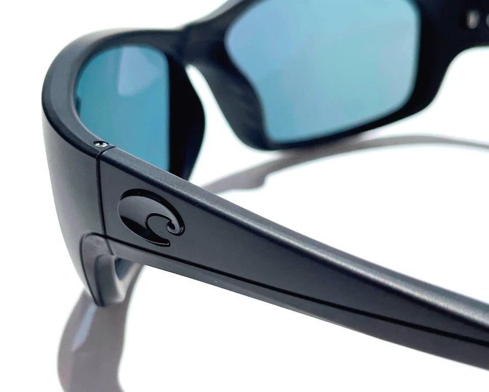 COSTA Del Mar JOSE Blackout POLARIZED Blue Mirror 580P Lens Sunglass JO 01 OBMP