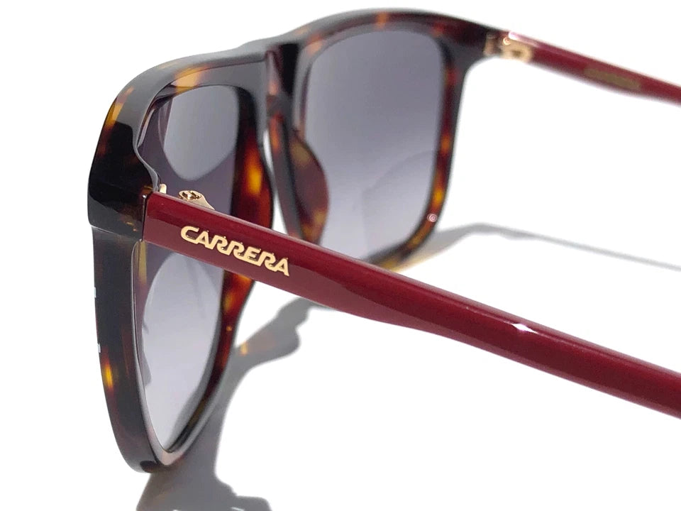 CARRERA Red Gold Tortoise Frame Gradient Grey Lens Sunglass 218/S AU29O