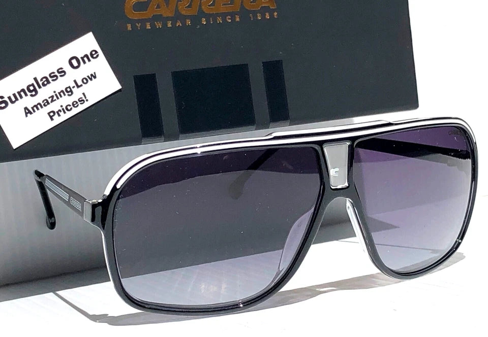 CARRERA GRAND PRIX 3 Black & Translucent Frame Grey Gradient Sunglass 80S9O