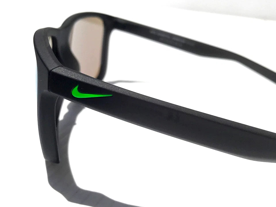 NIKE ESSENTIAL ENDEAVOR Seaweed Grey Frame Green Mirror Lens Sunglass EV1122 313