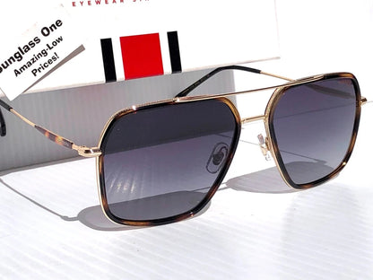 CARRERA Gold & Tortoise Frame Black Gradient Lens Sunglass 273 08690