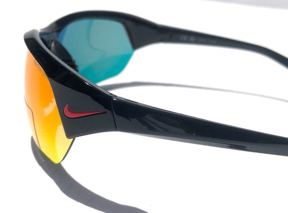 NIKE SKYLON ACE Charcoal Black MAX Optics Red Mirror Lens Sunglass FQ4684 010
