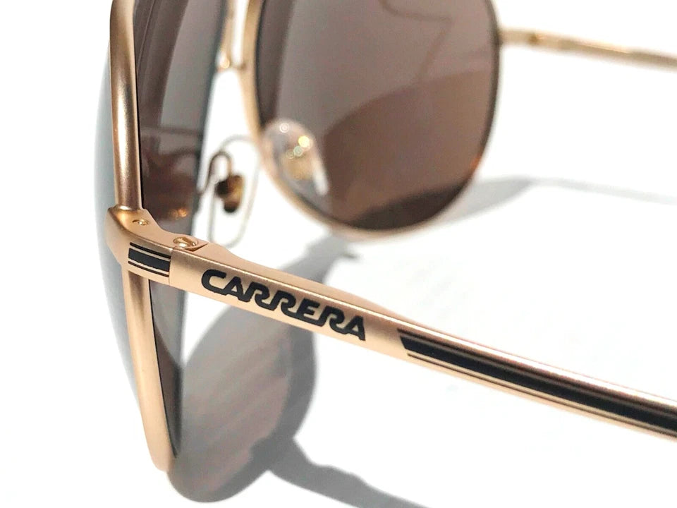 CARRERA GIPSY Shiny Gold Frame Bronze Lens Sunglass GIPSY65 AOZ70
