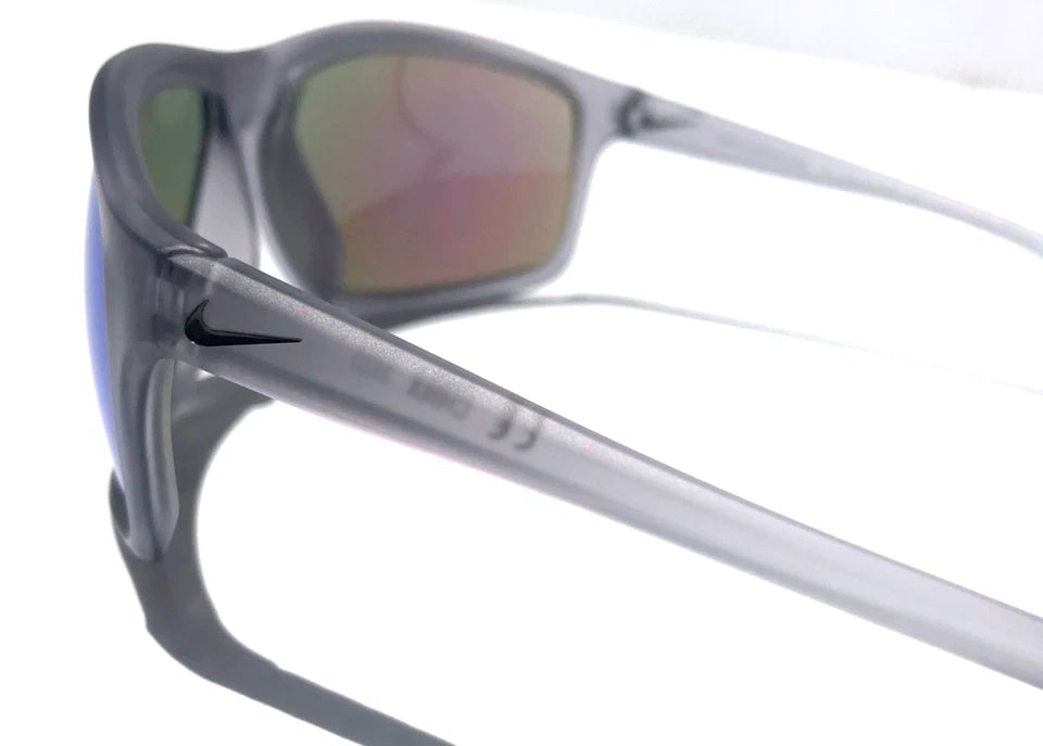 NIKE ADRENALINE Matte Wolf Grey Frame Green Lens Sunglass EV1113 013