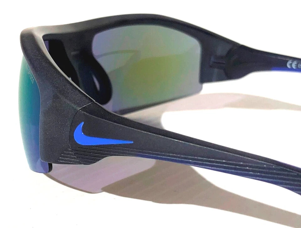 Nike SKYLON ACE 22 Obsidian GRAY Frame Violet Mirror Lens Sunglass DV2151 451