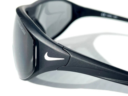 Nike AERO SWIFT Black & White POLARIZED Grey Lens Sunglass DQ0989 011